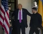 Zelenskyy calls for more US Patriot air defences after Trump again sides with Putin