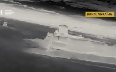 DIU fighters burned down latest Russian Valdai radar in occupied Crimea. VIDEO