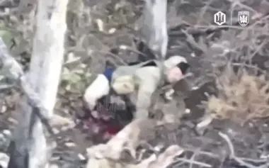 "Without pants and with legs torn off": drone of 414th Brigade rips occupier apart. VIDEO 18+