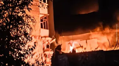 Russians attack Zaporizhzhia with Shahed drones: 13 people injured – video