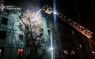 Drones attacked Zaporizhzhia: 13 people injured, fires broke out in houses. PHOTOS