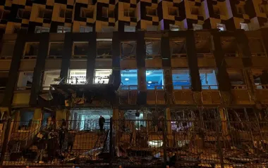 Під ударом бізнес-центр і висотки, пошкоджено дитсадок: наслідки атаки на Київ (фото)