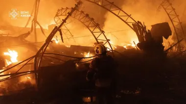 Russian nighttime attack on Kyiv: 7 injured – photos