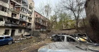 В Киеве во время атаки РФ повреждена квартира заместителя начальника Полтавской ОВА