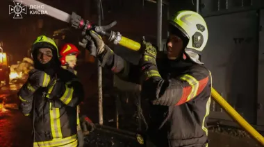 ДСНС: Рятувальники ліквідували пожежі, спричинені російським ударом минулої ночі