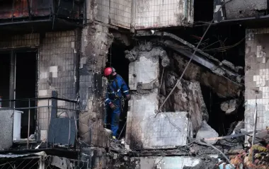 Як виглядає Лісовий масив після удару "Шахедів" цієї ночі: репортаж РБК-Україна