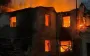 Russians strike critical infrastructure in Chernihiv region: fires rage, administrative building burned down. PHOTOS