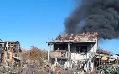 Russian troops struck the Kupiansk district: one person was killed and two were wounded. PHOTO