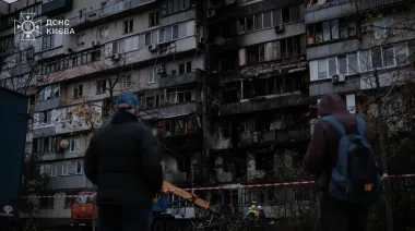 "It was very scary": Kyiv residents recount surviving Russian overnight attack