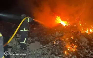 Drone and artillery attacks on Dnipropetrovsk region: infrastructure facility damaged