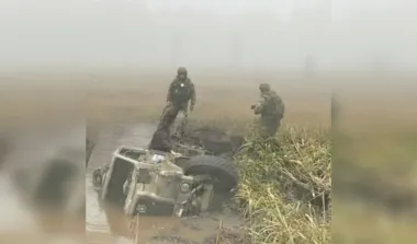 Волна белгородской дамбы размыла логистику и топит технику ВС РФ (видео)