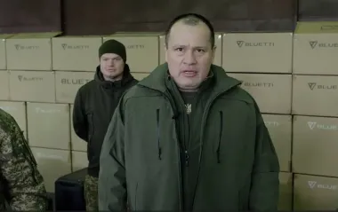 Батальон "Свобода" получил от "Украинской команды" большую партию зарядных станций, - Палатный