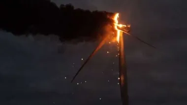 Russian drones damage 3 wind turbines at Kramatorsk wind farm – head of Ukrainian Wind Energy Association