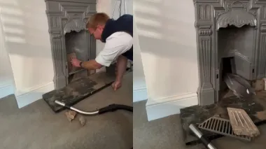 Мастера вызвали починить старый дымоход: тот сразу нашел "причину" поломки (видео)