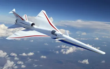 США впервые испытали уникальный сверхзвуковой самолет X-59