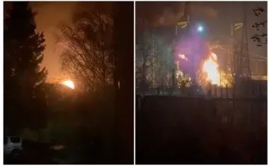 У Росії атаковано електропідстанцію "Владимирська": відео "прильотів"
