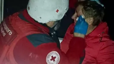 Ukrainian Red Cross helping victims of Russian’s drone attack on Sumy