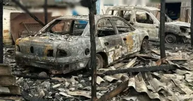 В Кировоградской области мужчина сжег авто знакомого после ссоры