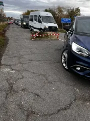 На Закарпатье после прорыва границы КПП усилили бетонными блоками (фото)