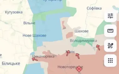 Defense forces repelled Russians near Nove Shakhove in Donetsk region. Enemy occupied Novohryhorivka in Zaporizhzhia region, - DeepState. MAP