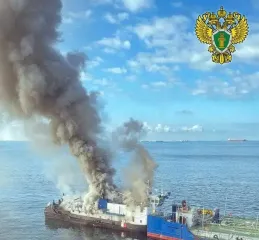 У Краснодарському краї РФ спалахнув буксир: що відомо