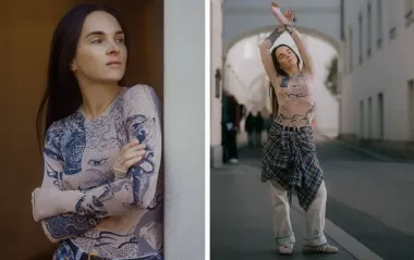 Смелый стритстайл: жена Мирошниченко показала "лук" с джинсами и клетчатой рубашкой