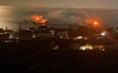 Infrastructure of Russian oil refinery in Krasnodar region has been hit, - General Staff