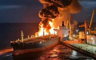 Strike on Tuapse: at least two hits on "Transneft" oil terminal pipeline. SATELLITE IMAGES