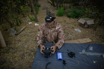 Ukraine military using video game-style reward system earning points killing Russians with drones