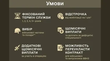 Шмигаль анонсував нові контракти для військових – від 1 до 5 років служби