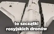 Туск показав рештки збитих російських дронів
