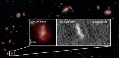 Самые старые галактики во Вселенной были горячими беспорядочными структурами (фото)