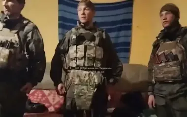 Russian army officer instructs soldiers before battle: "You f#cking animals, if you refuse, I’ll shoot every one of you. And I’ll report you as missing in action. I don’t give a sh#t!". VIDEO