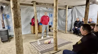 URCS conducts training for officers of State Emergency Service in Sloviansk