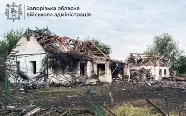 Ruscists shelled 14 settlements in Zaporizhzhia region: Ternuvate was under air strikes. PHOTO