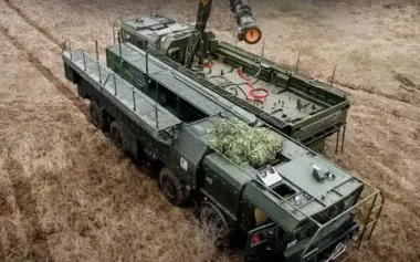 Transport-loading vehicle for Iskander hit in Kursk region, - SOF