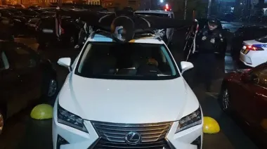 У Києві чоловік перевозив на даху автомобіля "Шахед": поліція вилучила дрон