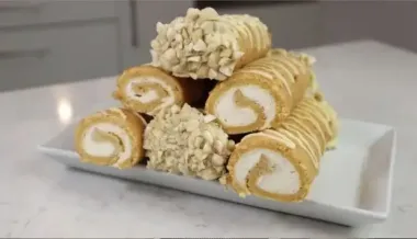 Апельсиновые бисквитные рулетики со сливками: когда нужно вкусно и просто, рецепт