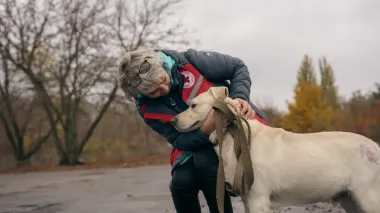Ukrainian Red Cross Society, Humane World for Animals support pets from frontline regions