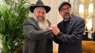 Ukraine's chief rabbi blesses Iranian opposition leader Beheshti to bring about regime change in his country