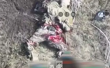 Drone from 12th Azov Brigade eliminated occupier: he tried to fight back and lost his limbs. VIDEO