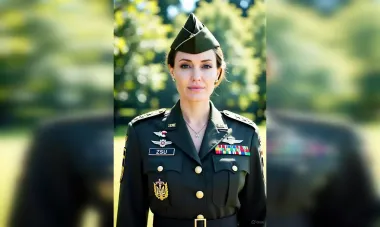 Охранник Джоли и ТЦК: визит голливудской звезды в Херсон уже спровоцировал волну мемов