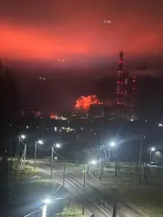 У Росії дрони вгатили по Костромській ДРЕС: полум’я зняли на відео