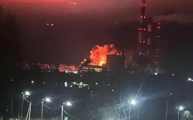 Third most powerful thermal power plant in Russian Federation was hit in Kostroma region. PHOTO