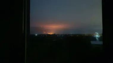 Ukrainian forces destroy Shahed drone storage base in occupied Donetsk – video