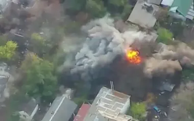 Artillerymen of 44th Brigade destroyed five enemy cannons on front line. VIDEO