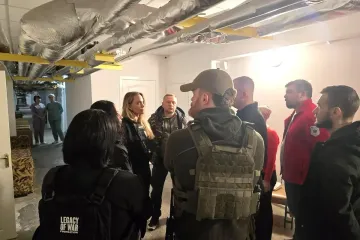 Angelina Jolie’s Ukraine visit sparks row as military recruiters seize her driver