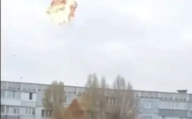 Incredible interception of "Shahed": anti-aircraft missile system shot down drone diving towards high-rise building. VIDEO