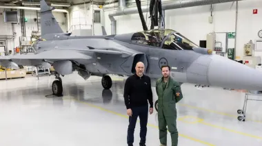 Shmyhal meets with Saab, Swedish Gripen jet manufacturer