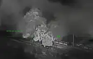 ССО показали знищення нафтобаз росіян у Криму